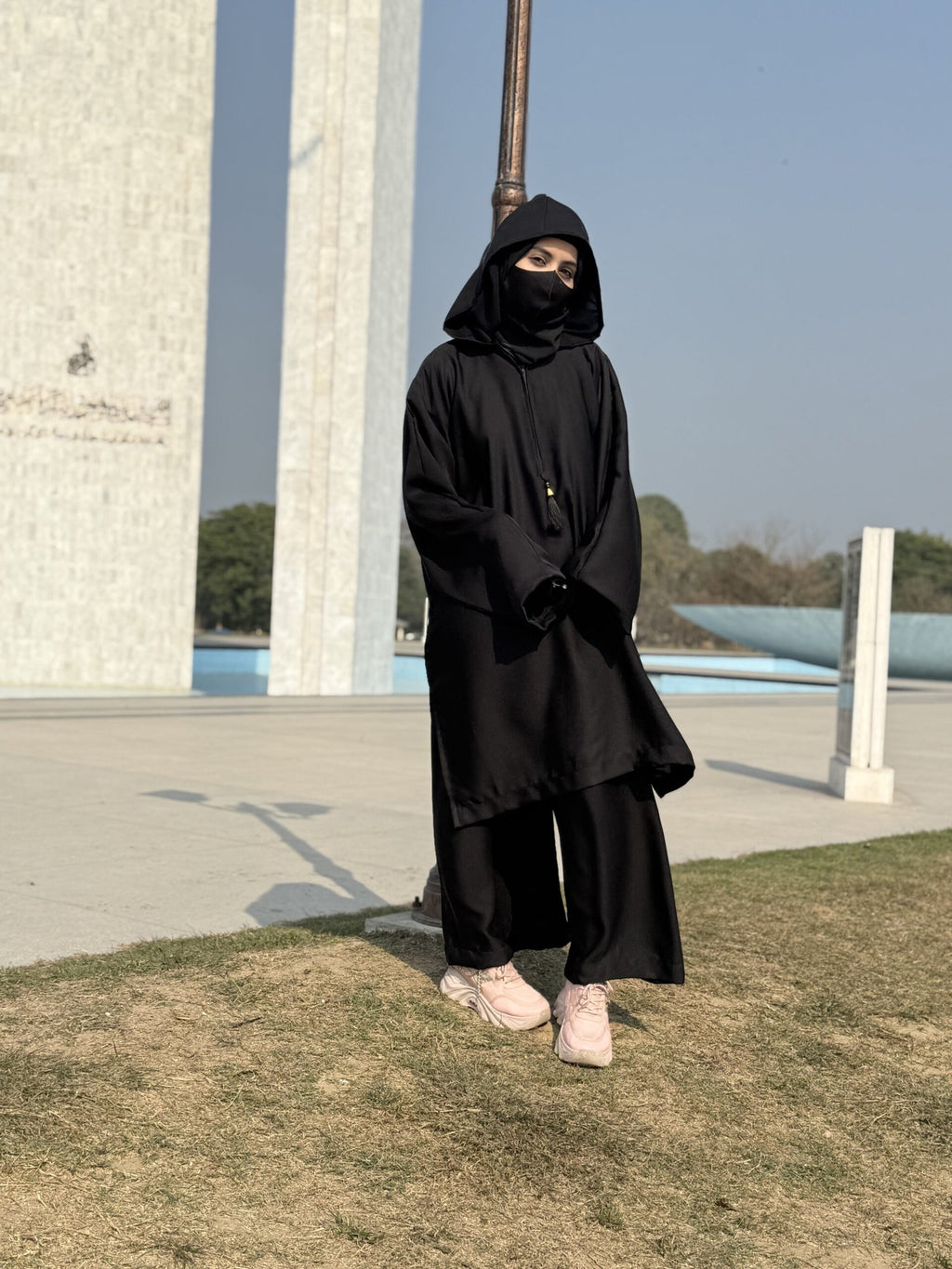 Urban Stealth Biker Hoodie Set