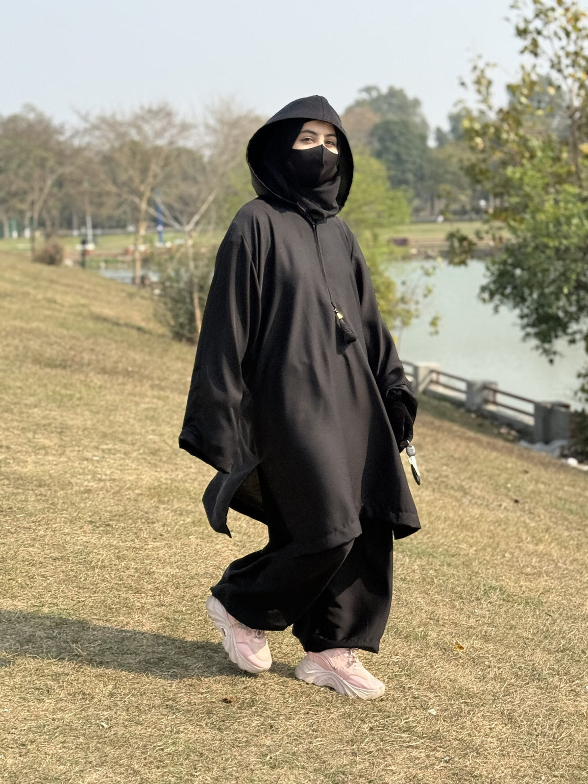Urban Stealth Biker Hoodie Set