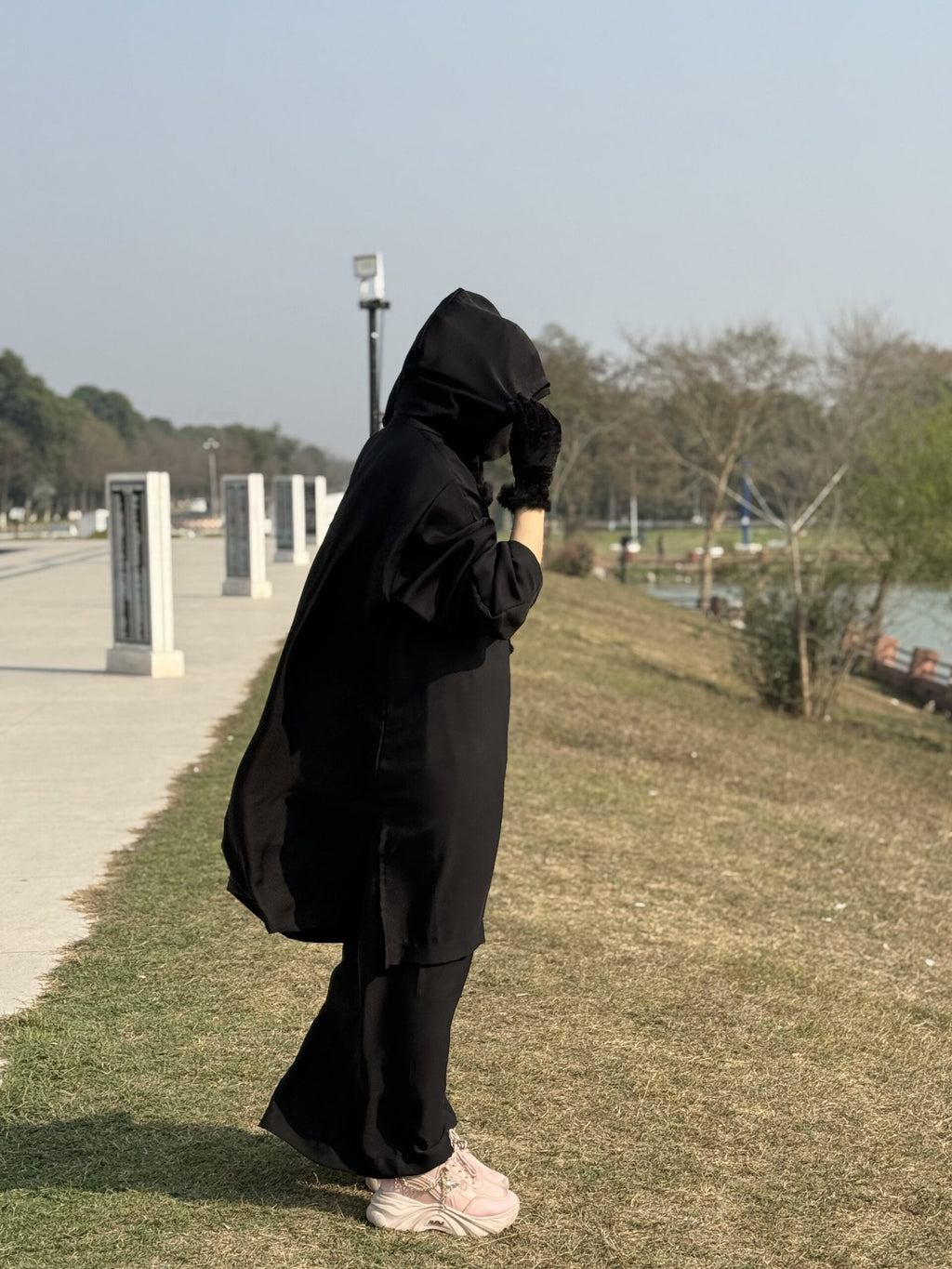 Urban Stealth Biker Hoodie Set