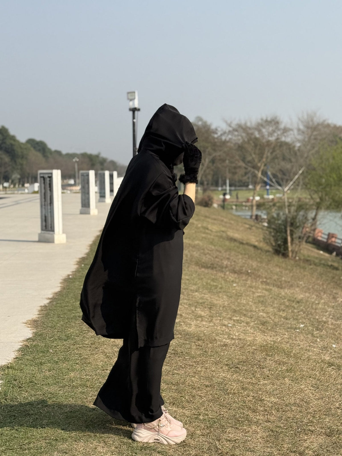 Urban Stealth Biker Hoodie Set