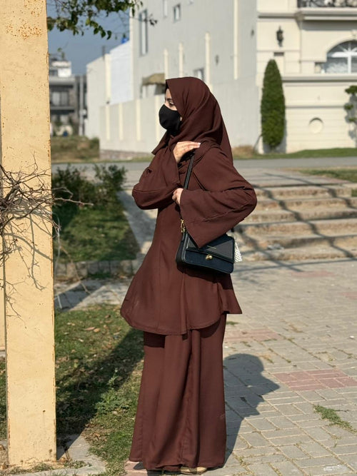 Ayzal Chocolate Brown Co-ord Set