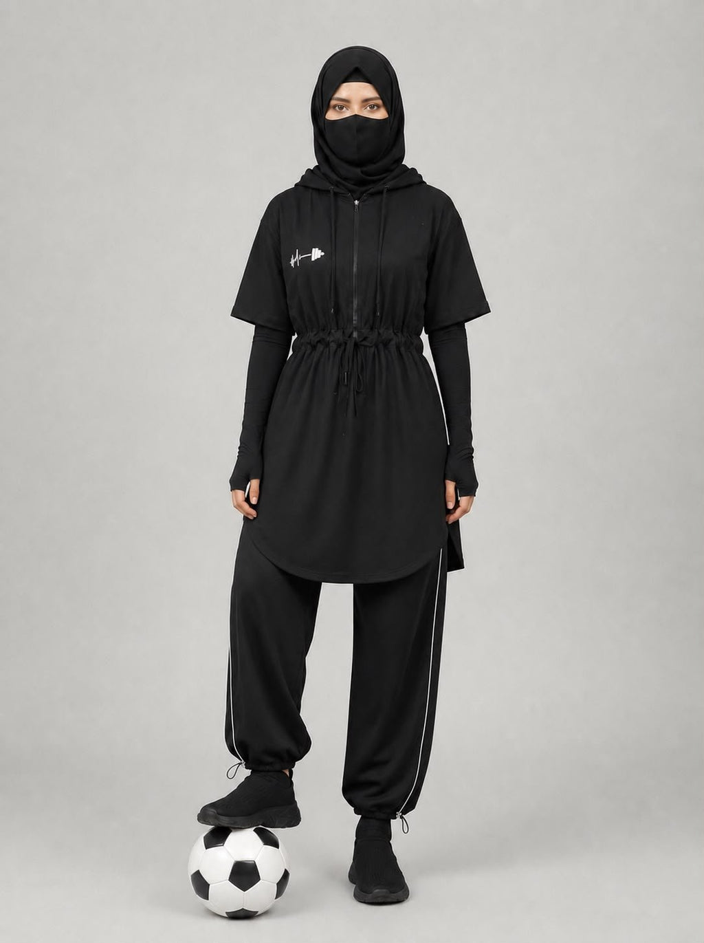 Modest Activewear 3-piece Hoodie Set